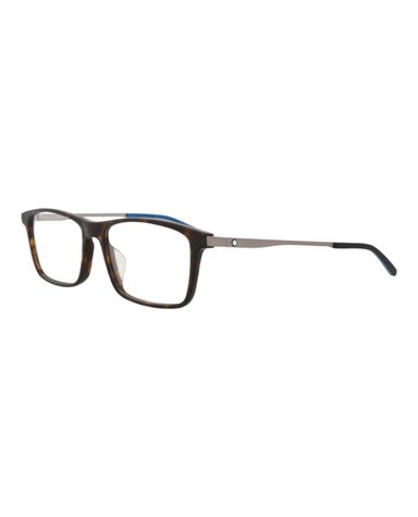 MONTURA ÓPTICA MONTBLANC MONTURAS ÓPTICAS DE ACETATO CUADRADAS (HOMBRE) EN HAVANA RUTENIO TRANSPARENTE - 2