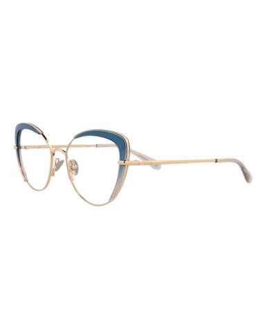 MONTURA ÓPTICA POMELLATO CON FORMA DE OJO DE GATO (MUJER) EN DORADO DORADO Y TRANSPARE - 2