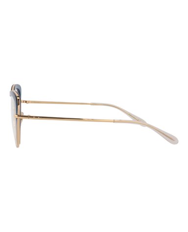 MONTURA ÓPTICA POMELLATO CON FORMA DE OJO DE GATO (MUJER) EN DORADO DORADO Y TRANSPARE - 3