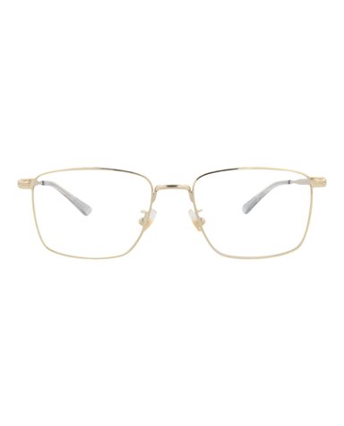 MONTURA ÓPTICA DE METAL CON MARCO CUADRADO MONTBLANC (HOMBRE) EN DORADO DORADO TRANSPARENTE - 1
