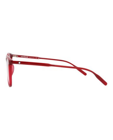 MONTURA ÓPTICA MONTBLANC DE ACETATO CON MONTURA CUADRADA (HOMBRE) EN COLOR BURDEOS BURDEOS TRAN - 3