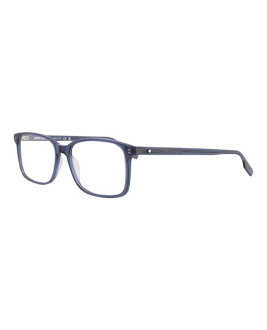 MONTURA ÓPTICA MONTBLANC DE ACETATO CON MONTURA CUADRADA (HOMBRE) EN AZUL AZUL Y TRANSPARENTE - 2