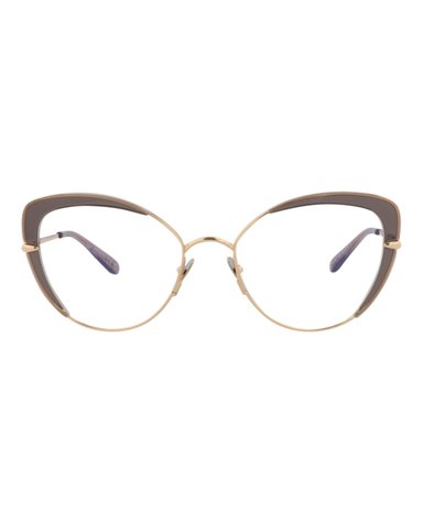 MONTURA ÓPTICA POMELLATO CON FORMA DE OJO DE GATO (MUJER) EN DORADO DORADO Y TRANSPARE - 1