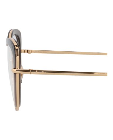 MONTURA ÓPTICA POMELLATO CON FORMA DE OJO DE GATO (MUJER) EN DORADO DORADO Y TRANSPARE - 4