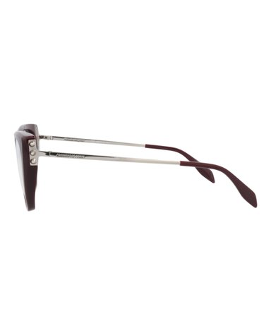 MONTURA ÓPTICA ALEXANDER MCQUEEN CON FORMA DE OJO DE GATO (MUJER) EN VIOLETA PLATE - 3