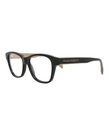 MONTURA ÓPTICA ALEXANDER MCQUEEN CON MONTURA CUADRADA (MUJER) NEGRO - 2