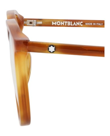 MONTURA ÓPTICA MONTBLANC DE ACETATO CON MARCO CUADRADO (HOMBRE) EN LA HABANA TRANSPARENTE - 4