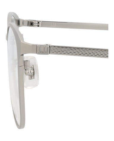 MONTURA ÓPTICA DUNHILL DE TITANIO CON MARCO REDONDO (HOMBRE) EN PLATA PLATEADA Y TRANSPARENTE - 4