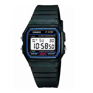 RELOJ CASIO HOMBRE DIGITAL F-91W-1D - 1