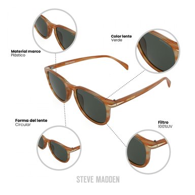 GAFAS PROTECCIÓN UV STEVE MADDEN X17142 - 3