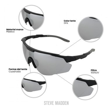 GAFAS PROTECCIÓN UV STEVE MADDEN X17162 - 3