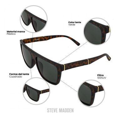 LENTES DE SOL STEVE MADDEN X17130 HOMBRE PROTECCIÓN UV - 3