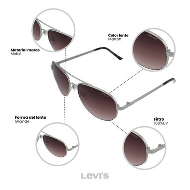 GAFAS PROTECCIÓN UV LEVI'S X13049 - 3