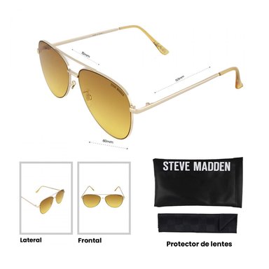LENTES DE SOL STEVE MADDEN X17092 MUJER PROTECCIÓN UV - 4