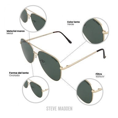 GAFAS PROTECCIÓN UV STEVE MADDEN X17093 - 3