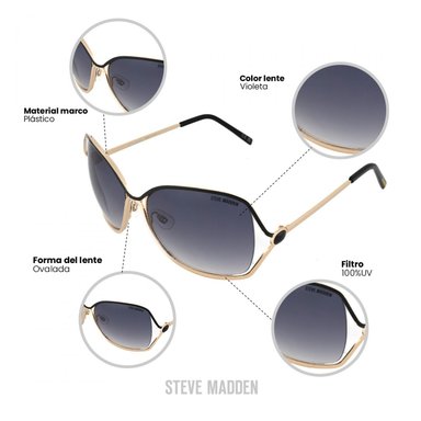 GAFAS PROTECCIÓN UV STEVE MADDEN X17087 - 4