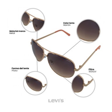 GAFAS PROTECCIÓN UV LEVI'S X13038 - 4