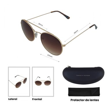 LENTES DE SOL TOMMY HILFIGER X64011 OUTLOOK HOMBRE PROTECCIÓN UV - 5