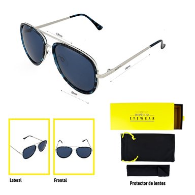 LENTES DE SOL INVICTA I14879-SPE-06-P06 HOMBRE/MUJER PROTECCIÓN UV - 5