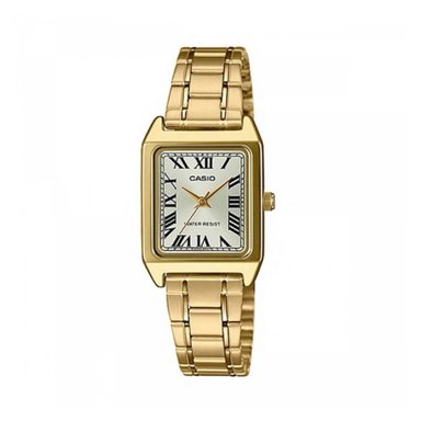 RELOJ CASIO LTPV007G-9BUDF PARA UNISEX ACERO INOXIDABLE DORADO - 1
