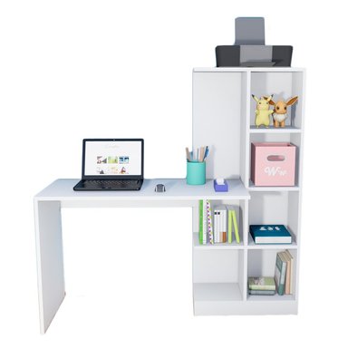 ESCRITORIO ORGANIZADOR ROBERT SIMPLE WONDER WOOD MUEBLERIA BLANCO