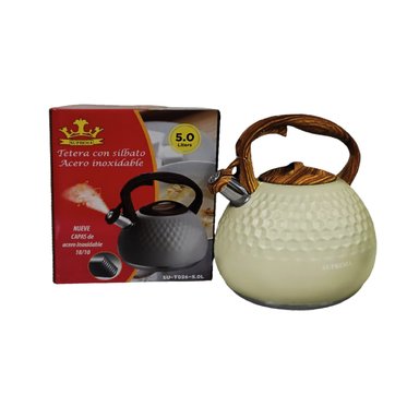 TETERA SUPREMA SU-T026-BG BEIGE 5 L 18/10 T026