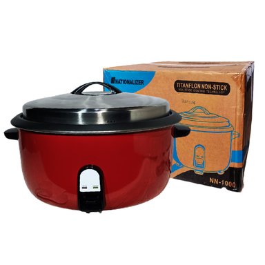 OLLA ARROCERA GRANDE NATIONALIZER 10 LITROS 3000 WATTS NN-1000 ROJO