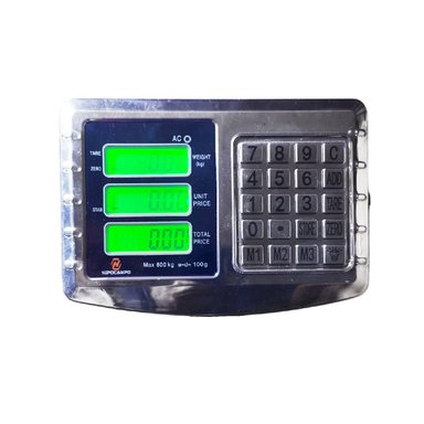 BALANZA INDUSTRIAL 300 KG CON PLATAFORMA TCS-300KG TECLADO DE ACERO - 4