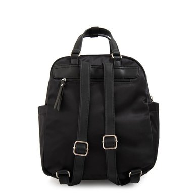 MOCHILA ALISA MUJER ZIOL NEGRO Y TEXTURA