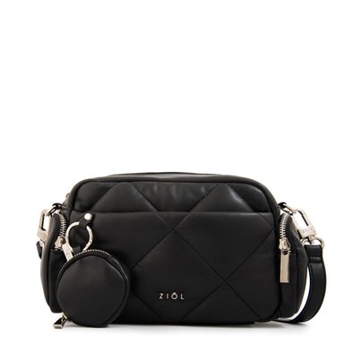 CROSSBODY LINN MUJER ZIOL NEGRO Y TEXTURA