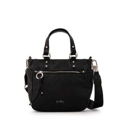 CARTERA CROSSBODY ELIZABETH MUJER ZIOL NEGRO Y TEXTURA
