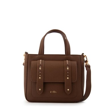 CARTERA DOS ASAS TYRA MUJER ZIOL CAFE