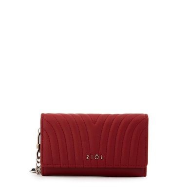 BILLETERA SHANON MUJER ZIOL ROJO