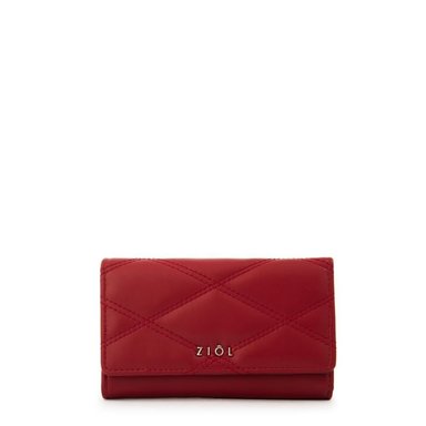 BILLETERA ELVIRA MUJER ZIOL ROJO