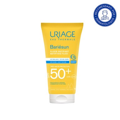 BLOQUEADOR SOLAR FACIAL URIAGE BARIESUN FLUIDO MAT PIELES MIXTAS GRASAS SPF 50+ 50 ML - 1