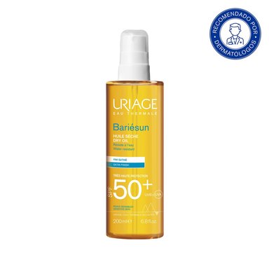 BLOQUEADOR CORPORAL URIAGE BARIESUN ACEITE SECO PROTEGE LA PIEL E ILUMINA EL BRONCEADO SPF 50+ 50 ML - 1