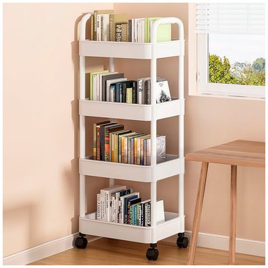 ORGANIZADOR CON RUEDAS 4 NIVELES JK4 OFICINA BLANCO