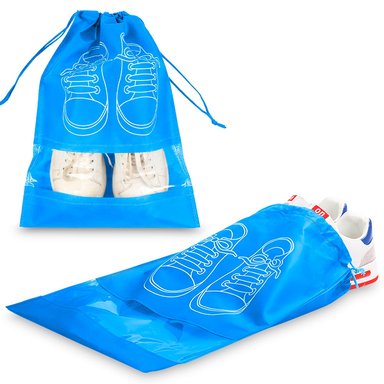BOLSA ORGANIZADOR PROTECTOR DE ZAPATOS ZAPATILLAS CELESTE BZ3