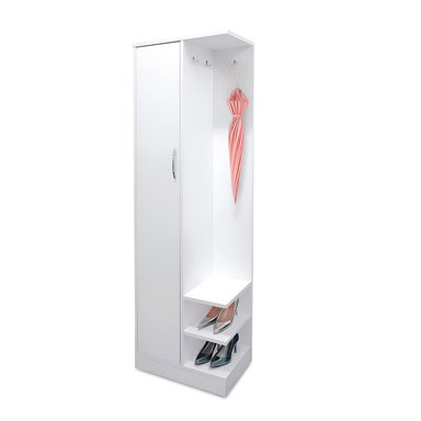 MUEBLE SASHIJA BLANCO ZAPATERA ARMARIO ORGANIZADOR MODERNO MELAMINA CLASSIC 2