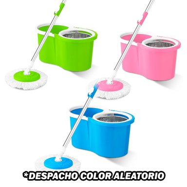 TRAPEADOR CON ESCURRIDOR GIRATORIO AUTÓMATICO 2 MOPAS ALT 88S - 2