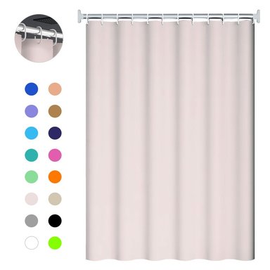 CORTINA DE BAÑO MODERNA IMPERMEABLE ACCESORIO PARA DUCHA ALEATORIO U11