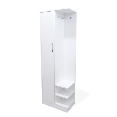 ZAPATERA SASHIJA 6 NIVELES BLANCO ORGANIZADOR CON PERCHERO CLASSIC 2 - 3