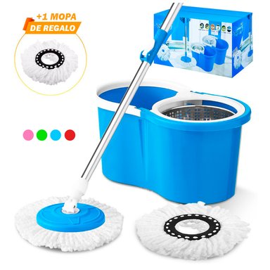 TRAPEADOR CON ESCURRIDOR GIRATORIO ALT 88S Y MOPA DE REGALO