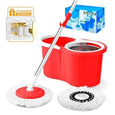 TRAPEADOR ESCURRIDOR GIRATORIO RJ 88S Y COLGADOR MS3 DE REGALO