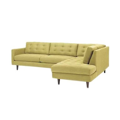 SECCIONAL HOGARYSPACIOS VINTAGE CAQUI HYS DERECHO SECO