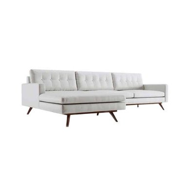 SECCIONAL HOGARYSPACIOS VINTAGE BLANCO HYS IZQUIERDO NANDES