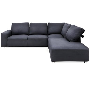 SECCIONAL HOGARYSPACIOS MINIMALISTA GRIS OSCURO HYS DERECHO ORLEANS