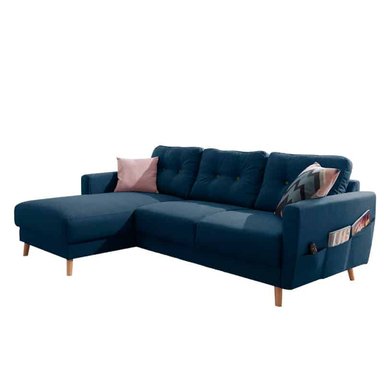 SECCIONAL HOGARYSPACIOS VINTAGE CELESTE HYS IZQUIERDO NAIROBI