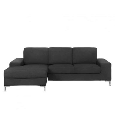 SECCIONAL HOGARYSPACIOS MODERNO GRIS OSCURO HYS DERECHO AMERICANO