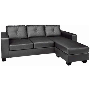 SECCIONAL HOGARYSPACIOS MODERNO NEGRO HYS DERECHO NOBLE